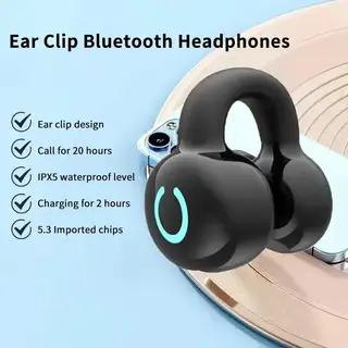 Wireless tai nghe Bluetooth tai clip tai nghe tai nghe giảm tiếng ồn tai nghe tai duy nhất cho môn thể thao chạy nhạc tai nghe