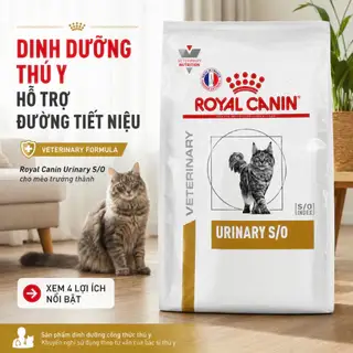 [400g - 1kg - 1.5kg] Thức ăn mèo bệnh sỏi thận Urinary S/O Royal canin