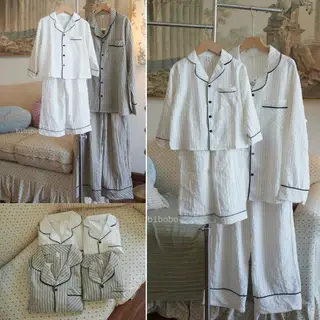 P390 – ( Form rộng )Bộ Pyjama Gia Đình Cotton Xốp Mềm Mát, Đồ Bộ Mặc Nhà Form Rộng Cho Bố Mẹ Bé – Bibibobo